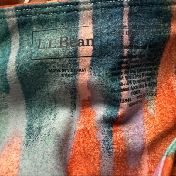 L.L.Bean Everyday Performance 7/8 Pocket Tights Watercolor Paint Brush Small - Picture 12 of 13